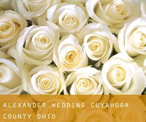 Alexander wedding (Cuyahoga County, Ohio)