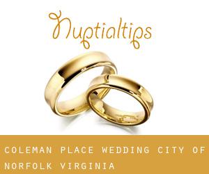 Coleman Place wedding (City of Norfolk, Virginia)