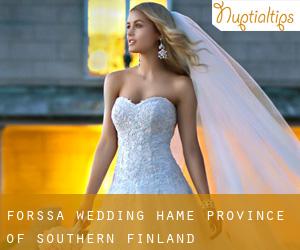Forssa wedding (Häme, Province of Southern Finland)