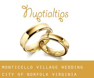 Monticello Village wedding (City of Norfolk, Virginia)